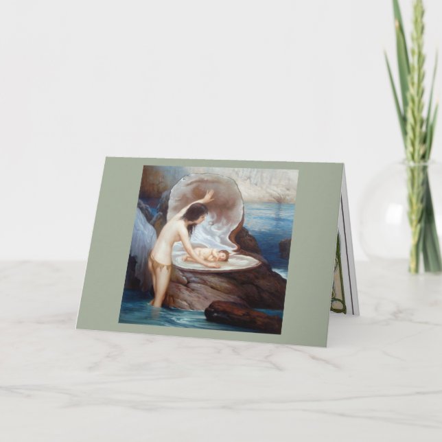 Mermaid and Baby Card (Front)