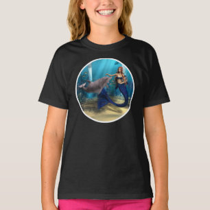 Mermaid and Dolphin T-Shirt