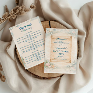 Mermaid and Matrimony Bachelorette Party Invitation