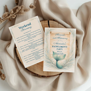 Mermaid and Matrimony Seaside Celebration Invitation
