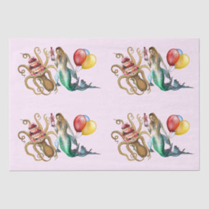Mermaid and Octopus Party Tissue Paper