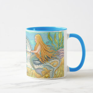 Mermaid And Sea Stallion Merhorse Fantasy Mug