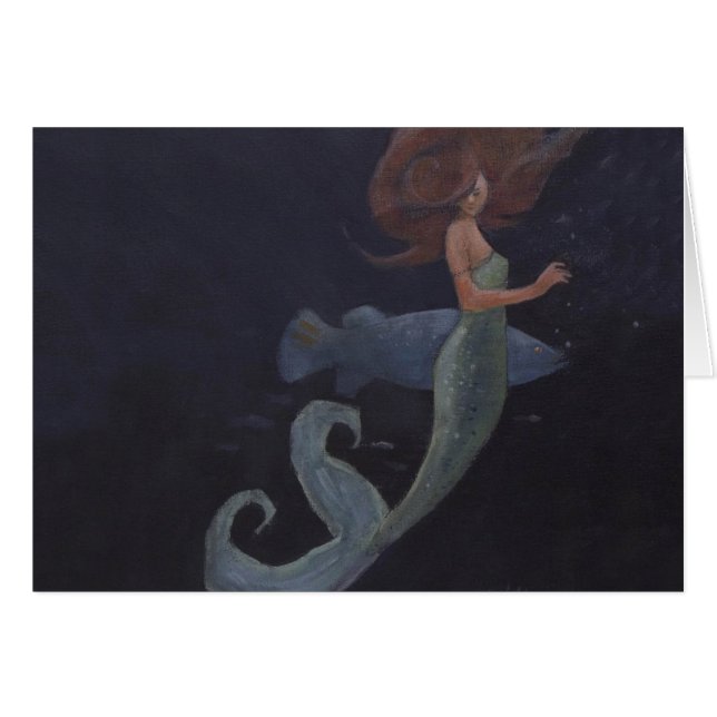 Mermaid and the Blue Fish (Front Horizontal)
