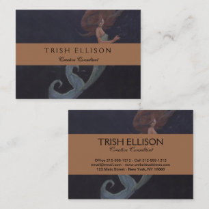 Mermaid and the Blue Fish Business Card