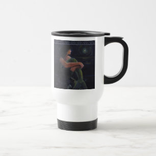 Mermaid and the Moon Travel Mug