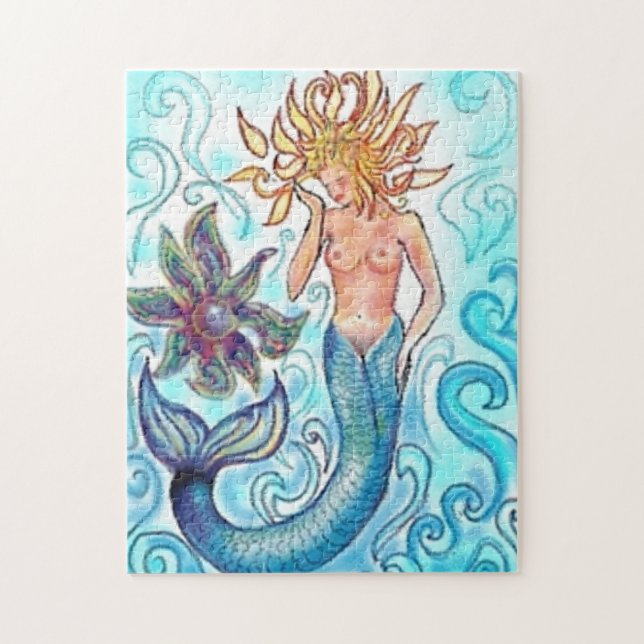 Mermaid and The Pearl Jigsaw Puzzle (Vertical)