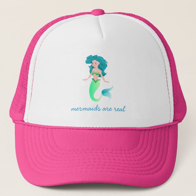Mermaid Are Real - Cute Mermaid Cap (Front)