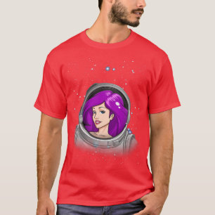 Mermaid Astronaut Space Eploration Astronomy Merma T-Shirt