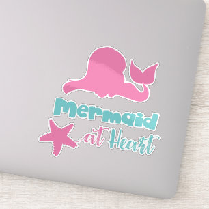 Mermaid At Heart, Mermaid Tail, Mermaid Silhouette