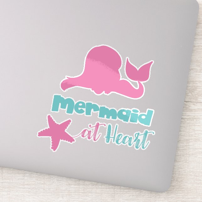 Mermaid At Heart, Mermaid Tail, Mermaid Silhouette (Detail)