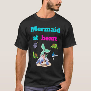 Mermaid At Heart Sea T-Shirt