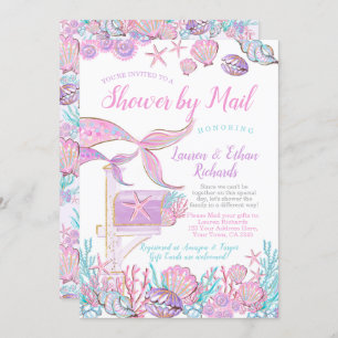 Mermaid Baby Shower by Mail Invitation