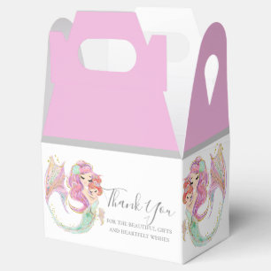 Mermaid Baby Shower Sweet Little Mermaid Favour Box