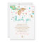 Mermaid Baby Shower Thank You Card Mermaid Baby
