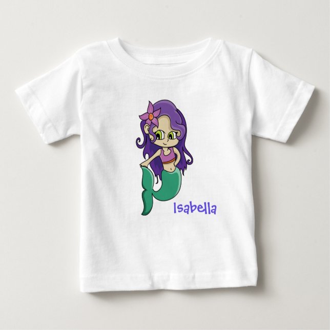 Mermaid Baby T-Shirt (Front)