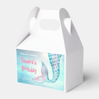 Mermaid Bash Birthday Favour Box
