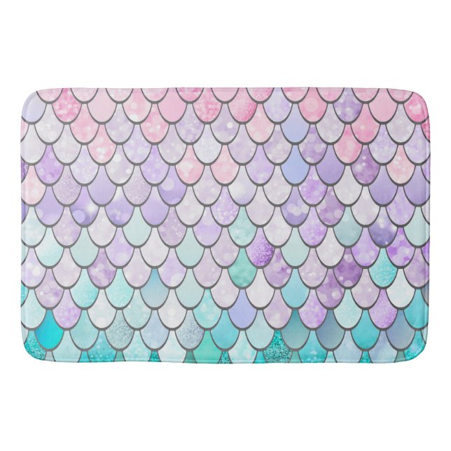 Mermaid Bath Mat Large (Front)