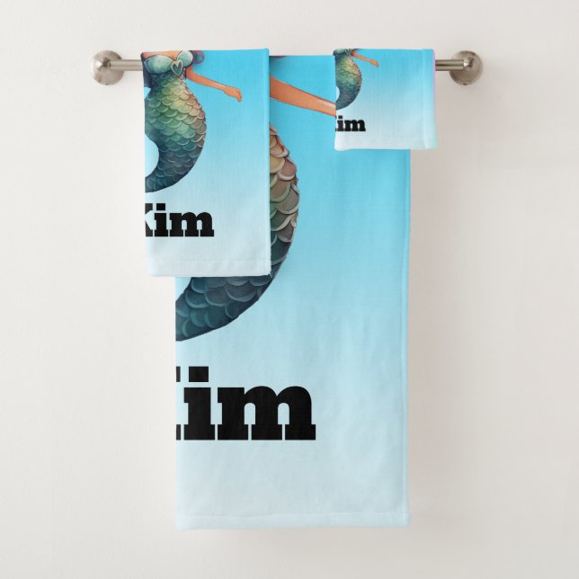 Mermaid Bath Towel Set (Insitu)