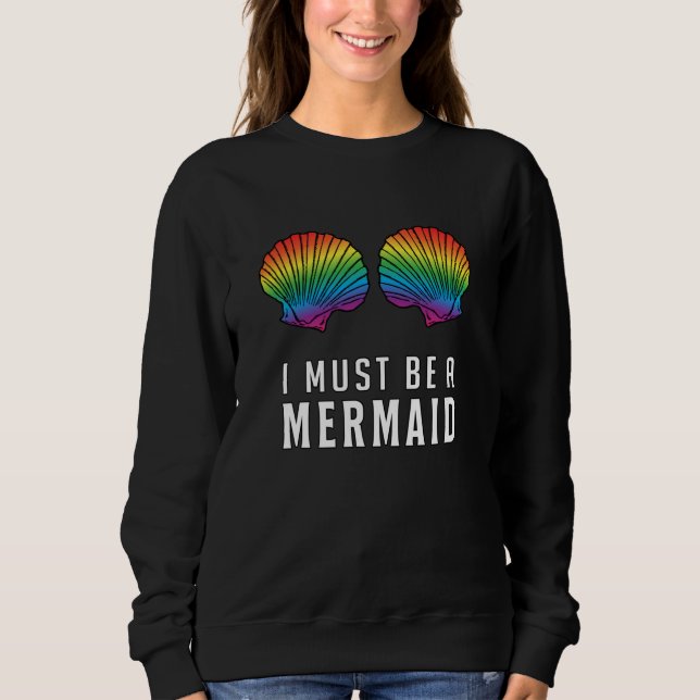 Mermaid Beach Bikini Carnival Shell BH Bra Gift Sweatshirt (Front)