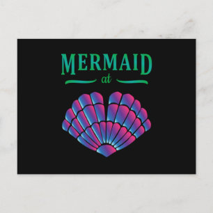 Mermaid Beach Bikini Carnival Shell BH Gift Idea Postcard