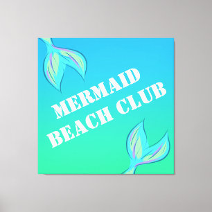 Mermaid Beach Club Canvas Print