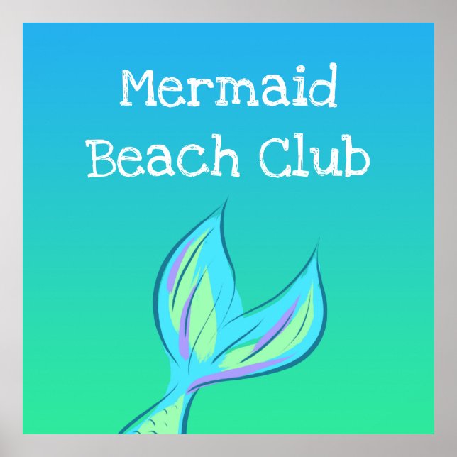 Mermaid Beach Club Poster (Front)