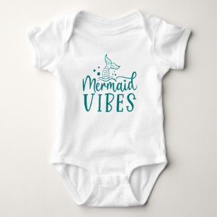 Mermaid Beach   Mermaid Vibes Baby Bodysuit