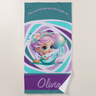 mermaid beach towel