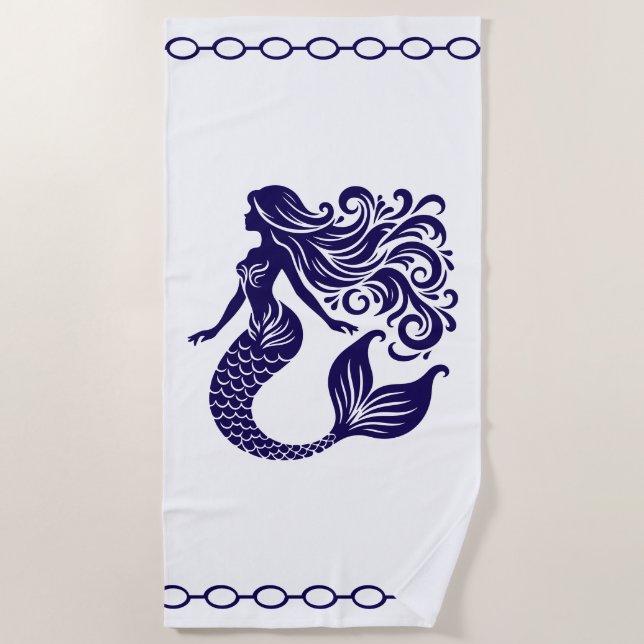 Mermaid Beach Towel (Front)