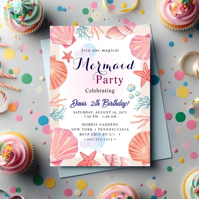 Mermaid Birthday Bash Invitation (Creator Uploaded)