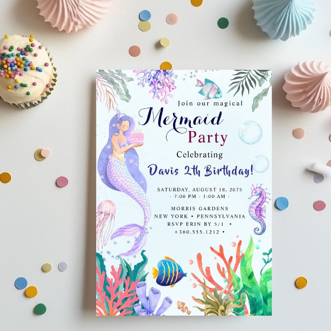 Mermaid Birthday Bash Invitation (Creator Uploaded)