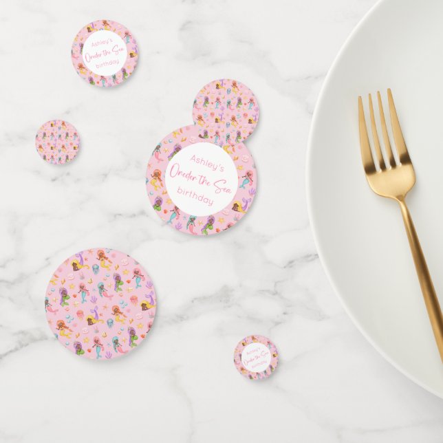 Mermaid Birthday Confetti (Group)