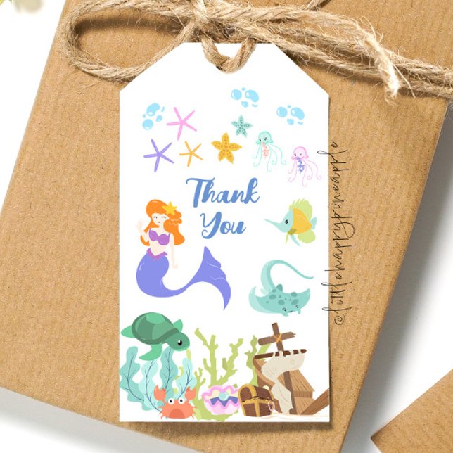 Mermaid Birthday Gift Tag (Creator Uploaded)