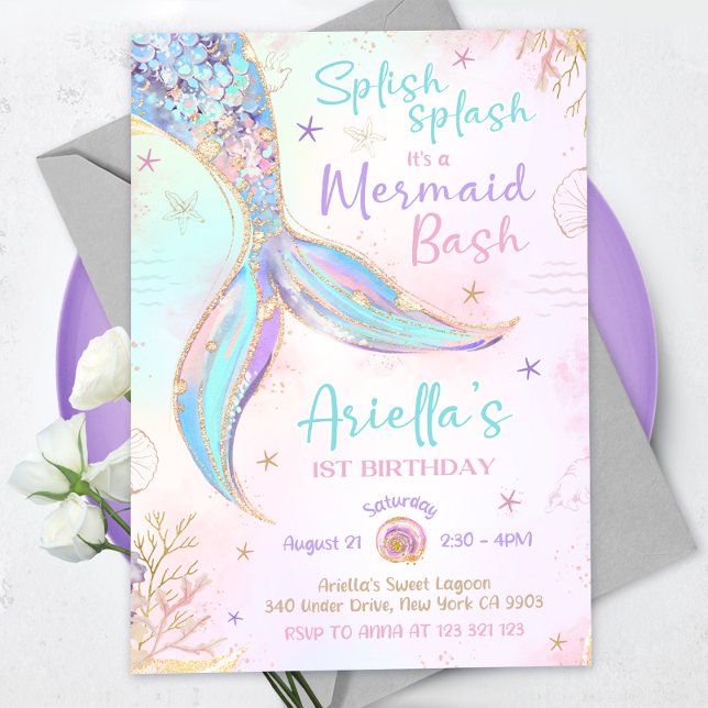 Mermaid Birthday Invitation (Creator Uploaded)