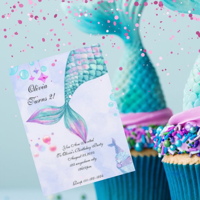 Mermaid Birthday Invitation (Creator Uploaded)