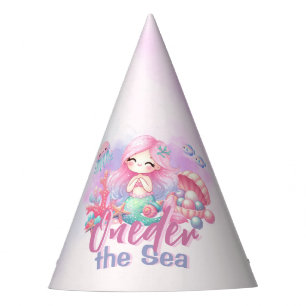 Mermaid Birthday ONEder the Sea Party Hat