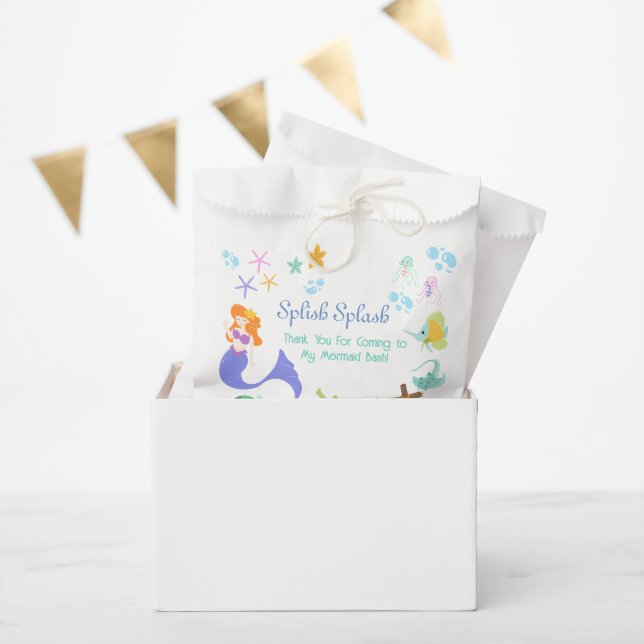 Mermaid Birthday Party Favour Bags (Party)