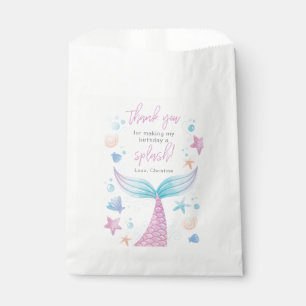 Mermaid Birthday Party Thank You Favour Bags