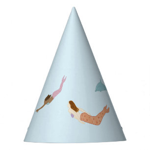 Mermaid Birthday theme, kids party Party Hat