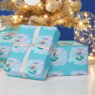 Mermaid Birthday under the Sea Wrapping Paper