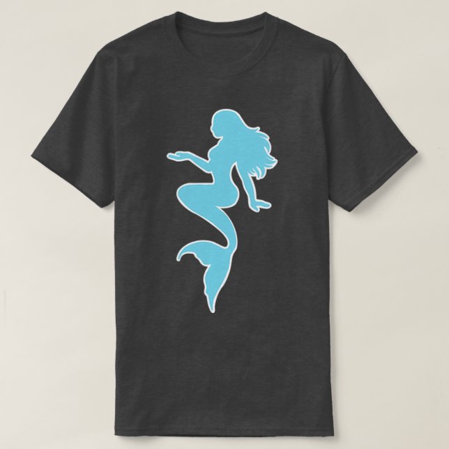 Mermaid Blanc T-Shirt (Design Front)