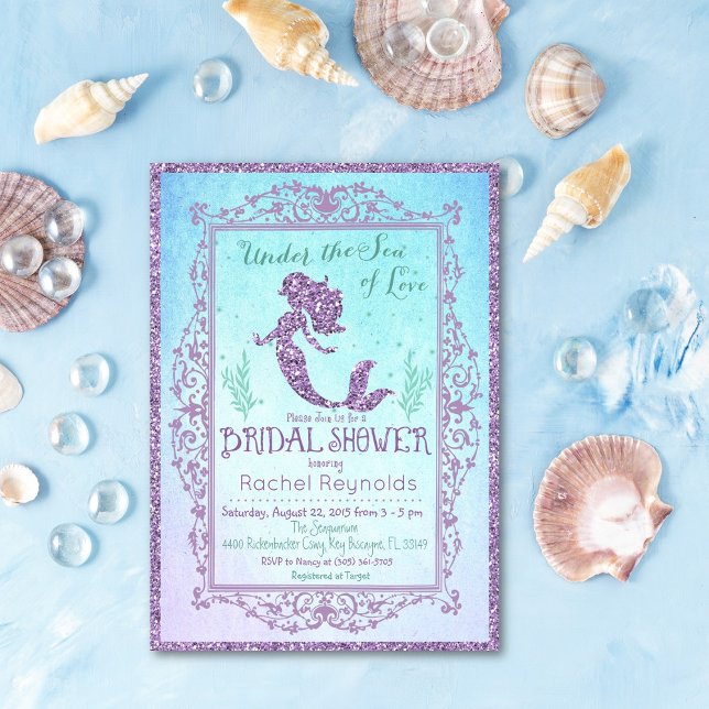 Mermaid Bridal Shower Invitation (Creator Uploaded)
