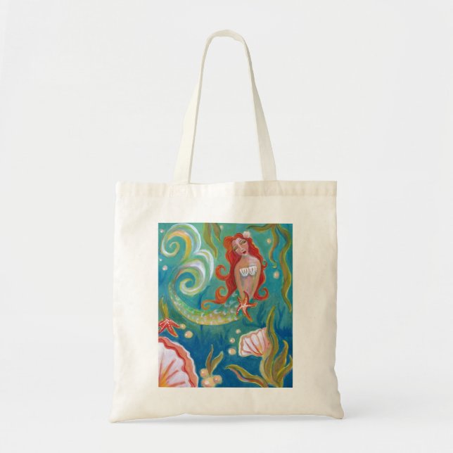 Mermaid Budget Tote by Campbell Jane Bag (Front)
