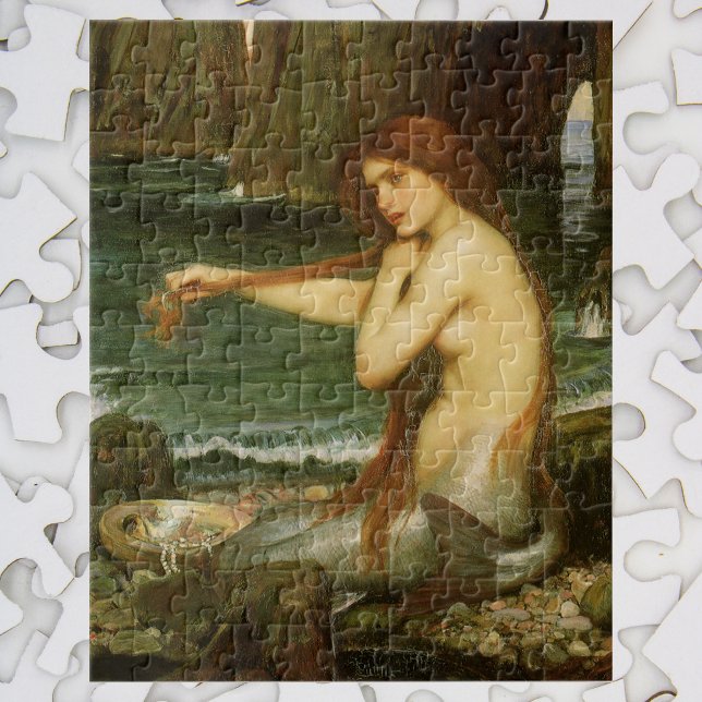 Mermaid by John William Waterhouse Jigsaw Puzzle (Creator Uploaded)