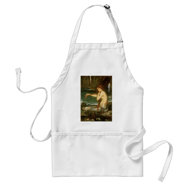 Mermaid by John William Waterhouse Standard Apron (Front)