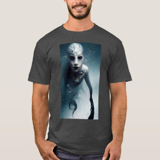 Mermaid by Midjourneys Real Life Mermaid Series T-Shirt