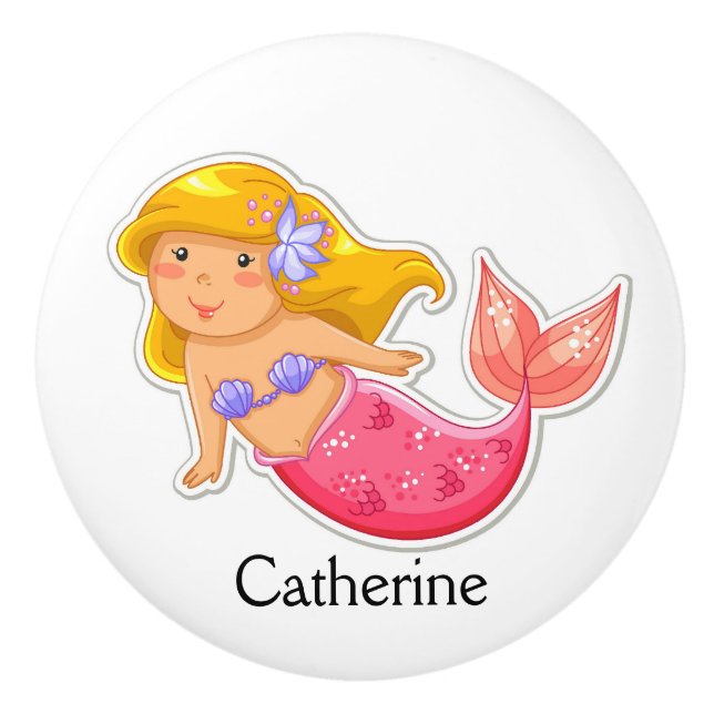 Mermaid Cabinet / Drawer Knobs - SRF (Front)