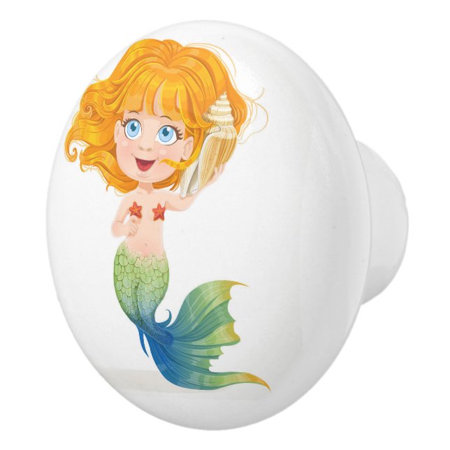 Mermaid Cabinet / Drawer Knobs - SRF (Right)