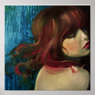 Mermaid (canvas print) poster