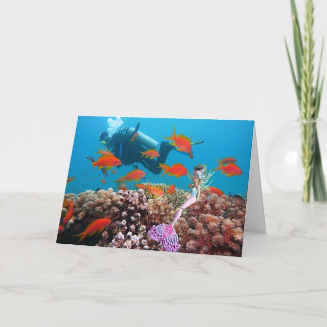 Mermaid card (Front)